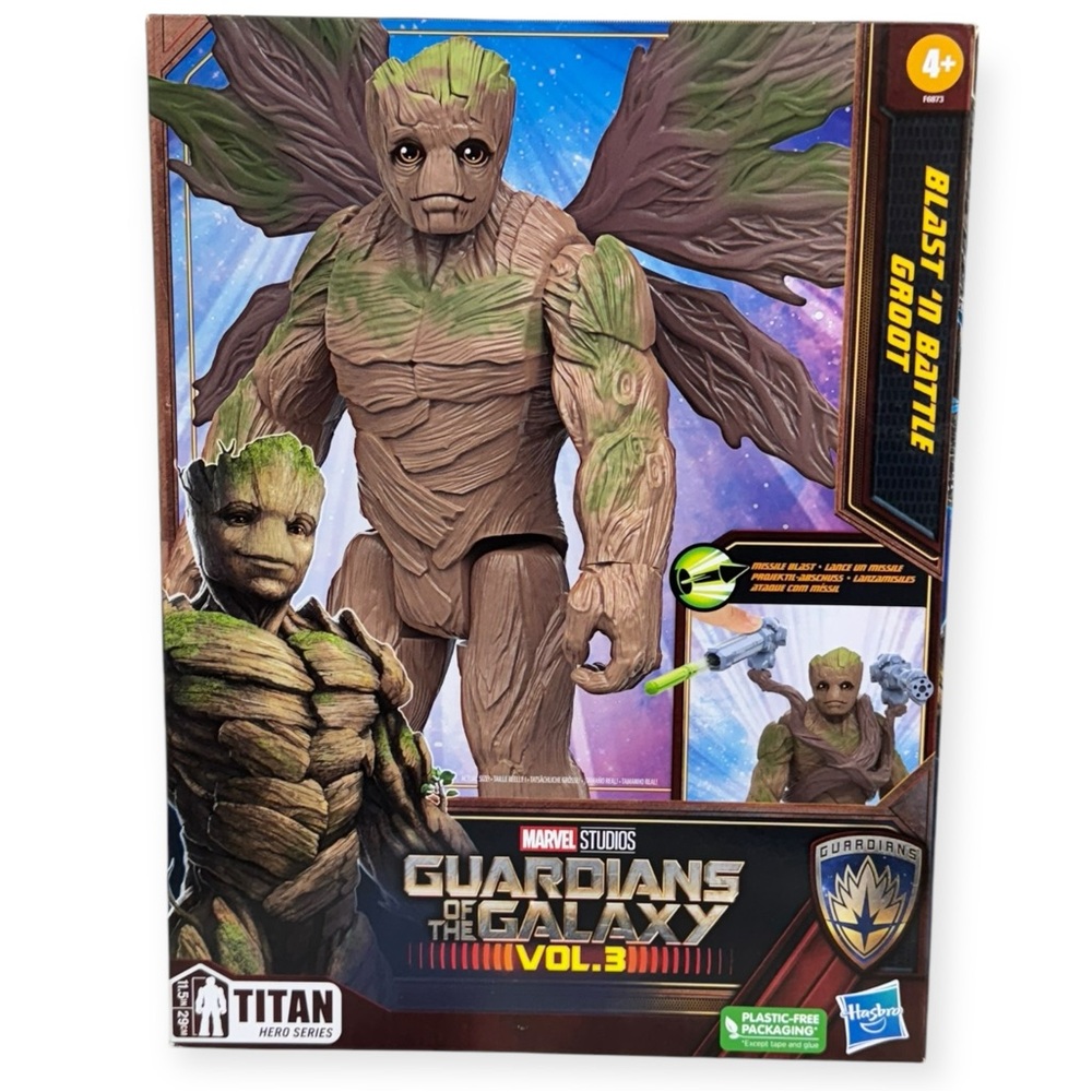 Marvel‎ Groot Action Figure Green and Brown Collector's Edition